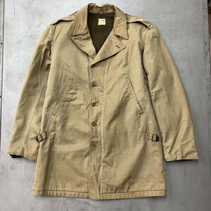 40S ヴィンテージ M-41 U.S. ARMY フィールドジャケット ロング TALONジッパー JACKET FIELD O.D. COLD CLIMATE size 38 L vuz0153