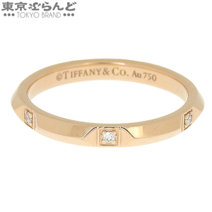 101745895 ティファニー TIFFANY&Co. トゥルー バンドリング ピンクゴールド K18PG 17.5号相当 リング・指輪 メンズ 仕上済