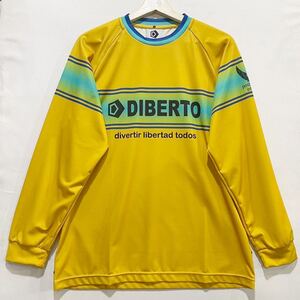 SALE! DIBERTO (ディベルト) 長袖 プラクティス シャツ (M) YELOOW | futsal soccer フットサル サッカー イエロー セール