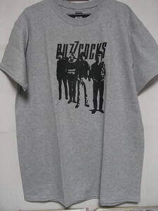 即決★新品バンドＴシャツ★バズコックス★BUZZCOCKS★グレーボディ×ブラックプリント★S/M/Lサイズ対応可能