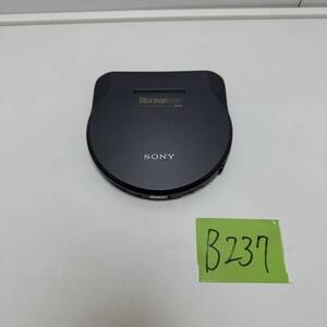 ☆B237 SONY ソニー Discman ディスクマン D-777 ブラック ポータブルCDプレーヤー オーディオ機器(中古品/現状品/保管品)☆