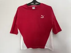 プーマPUMA オーバーサイズTシャツ ショート丈Tシャツ ユニセックスS