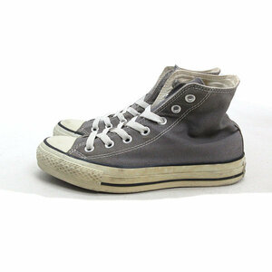 a■【24cm】コンバース/CONVERSE オールスター ハイカット キャンバススニーカー 灰/LADIES/58【中古】