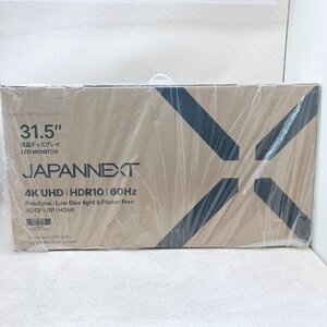 新品未開封品 JAPANNEXT JN-IPS315UHDR-HSP 31.5インチ ディスプレイ モニター【引取可/大阪発】