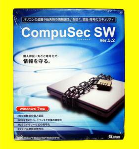 【3052】 Conon CompuSec SW 5.2 未開封 コンピュセック 個人認証 暗号化(OSシステム、データ 共有フォルダー) 仮想ドライブ 4535946119623