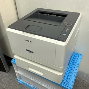 @S1761 ジャンク品/Junk EPSON Offirio A4モノクロレーザープリンター LP-S310 増設1段カセットユニット(L521AC1)付き