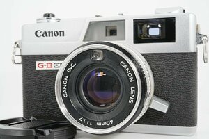 良品 Canon Canonet QL17 G-Ⅲ G3 40mm f1.7 レンジファインダー コンパクトフィルムカメラ　790731