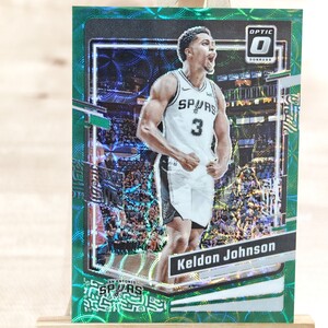 65枚限定 ケルドン・ジョンソン 2023-24 Panini Donruss Optic Keldon Johnson 09/65 サンアントニオ・スパーズ