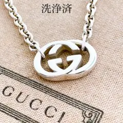 【洗浄済】グッチ GUCCI ネックレス 925 シルバー レディース Y348