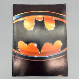 Batman バットマン 劇場版映画パンフレット 1989年公開作品 ティム・バートン監督 管:051101-kn