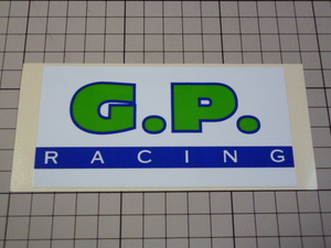 G.P. RACING ステッカー (120×60mm)