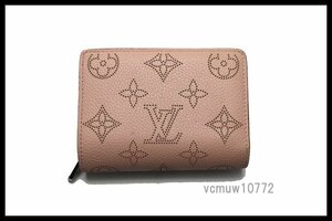 RFIDタグ近年希少美中古■LOUIS VUITTON マヒナ ポルトフォイユクレア レザー 2つ折り財布 ルイヴィトン■0208te19951