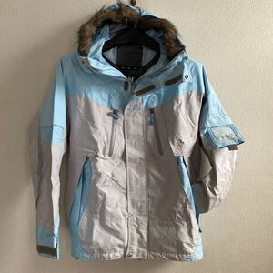 USED◆/ ヘリーハンセン◆HELLY HANSEN ファーフード付きスキーウエア ジャケット WOMENS M スノーボード・雪遊び・ウインタースポーツ