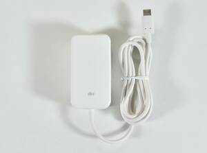 au TypeC 共通ACアダプタ02/27W高出力 USB-C急速充電器/ スマートフォン用アダプター/USB Power Delivery対応/ケーブル長さ1.5m/中古品