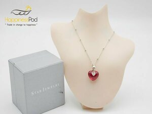 スタージュエリーSTAR JEWELRY　ラインストーン　ネックレス　SV×ラインストーン　約6.2g　