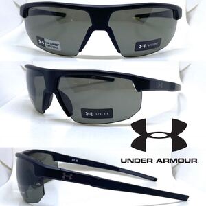 新品 送料込 UNDER ARMOUR アンダーアーマー スポーツサングラス 偏光サングラス UA DRIVEN/G O6WM9 マットブラック グレー偏光 POLARIZED