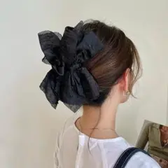 【即売れ】レディース ヘアアクセサリー リボン クリップ 髪留め 韓国 シンプル