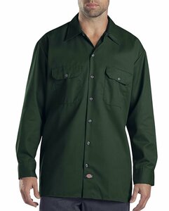 Dickies (ディッキーズ) US 長袖 ワークシャツ (574) Long Sleeve Work Shirt Hunter Green ハンターグリーン (XL)