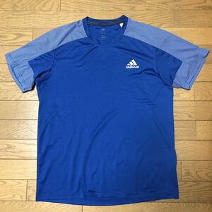 adidas MEN’S SHORT SLEEVE T-SHIRTS size-2XO(着丈71身幅58) 中古 送料無料 NCNR