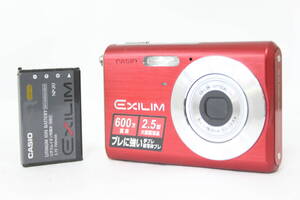 【返品保証】 カシオ Casio Exilim EX-Z60 レッド 3x バッテリー付き コンパクトデジタルカメラ M559