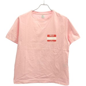 ANYA HINDMARCH×Ron Herman アニヤハインドマーチ×ロンハーマン 24SS Anya Mart Tee アニアマートTシャツ 3910900963 ピンク FREE