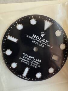 ROLEX DEEPSEA ミントダイヤル 未使用 126660 ブラック 修理詳細あり 新品同様