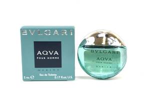 【ほぼ未使用/長期保管品】BVLGARI ブルガリ アクア プールオム マリン オードトワレ 5mL ミニ香水 #212304-63