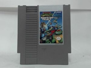 海外限定版 海外版 ファミコン TEENAGE MUTANT NINJA TURTLES III THE MANHATTAN PROJECT NES