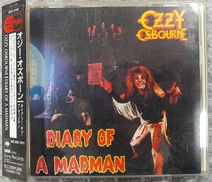 OZZY OSBOURNE・オジーオズボーン・DIARY OF A MADMAN・SRCS6146・国内盤・帯付き