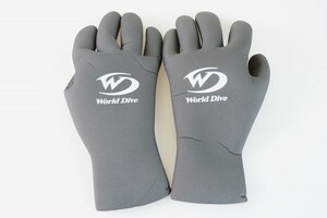World Dive ダイビング ウィンターグローブ 3.5mm Sサイズ 裏起毛［Glove-230313MS］