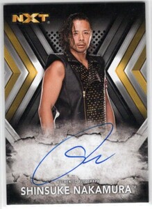 プロレス★中邑真輔 17 Topps WWE NXT Authentic 直筆サインカード