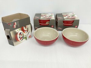 未使用 ZWILLING ツヴィリング Bowl ボウル 15cm 2個セット レッド 40202-015 ×3セット celamic bowl 2pcs×3set