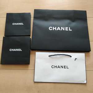 ☆美品☆CHANEL☆シャネルの紙袋☆4枚セット☆自宅保管品☆