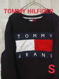 トミーヒルフィガー　TOMMY HILFIGER ビッグロゴ　スウェット　トミージーンズ　レディース　Ｓ