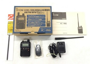 1000円スタート トランシーバー ICOM 広帯域ハンディレシーバー IC-86 アイコム 外箱付き 取説付き 無線機 WHO NN3008
