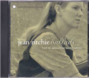 ☆JEAN RITCHIE(ジーン・リッチー)/Ballads From Her Appalachian Family Tradition◆伝説のアパラチアン・ギタリストの16曲73分収録大名盤