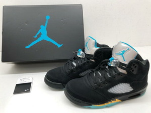 E◆即決◆ NIKE ナイキ AIR JORDAN 5 RETRO エア ジョーダン 5 レトロ AQUA アクア / DD0587-047 26.0cm