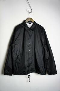 正規 19SS COMME des GARCONS コムデギャルソン CDG COACH JACKET ロゴ コーチ ジャケット ナイロン ブルゾン SZ-J004 黒 L 本物1104O