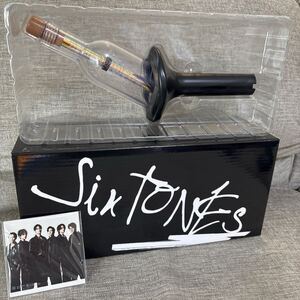 美品/SixTONES/ペンライト/慣声の法則/おまけ付き/吹き出し型メモパッド/ストーンズ/動作確認済