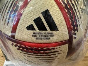 2022 FIFAワールドカップカタール大会 決勝公式試合球「AL HILM(アル・ヒルム)」 アルゼンチンvsフランスマッチデー入り 国内正規販売品