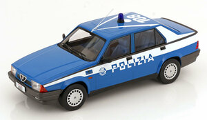 Triple 9 1/18 Alfa Romeo 75 1991　POLIZIA　アルファロメオ　パトカー