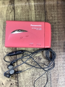 R2c Panasonic RQ-S20 カセットテーププレーヤー パナソニック CASSETTE WALKMAN ピンク イヤホン