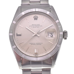 ロレックス ROLEX 1501 オイスターパーペチュアル デイト ファインリーエンジンターンド ベゼル 自動巻き メンズ K#131510