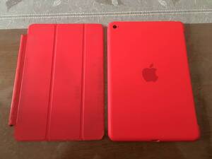 Apple 純正品 ipad mini Smart Cover ケース 第4世代 第5世代 対応 スマートカバー　レッド