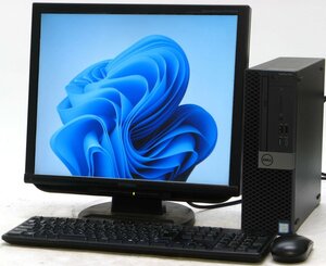 DELL Optiplex 7070-9700SF ■ 19インチ 液晶セット■ i7-9700/SSD+HDD/GeForce GT730/9世代/最新OS/Windows11 ゲーミングデスクトップ