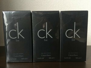 ★ 新品 ★ カルバンクライン CK-be 100ml ×3本セット ★送料０！★