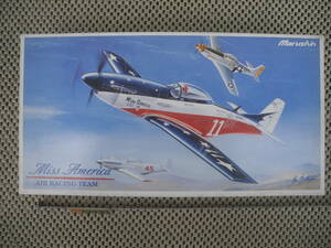 【新品未開封】Miss America Marushin AIR RACING TEAM マルシン ミスアメリカ エアレーシングチーム P-51D マスタング 1/48 昭和 当時