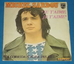 ☆7inch EP★フランス盤●MICHEL SARDOU/ミシェル・サルドゥ「Je T