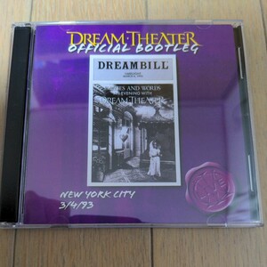 稀少 レア ２枚組CD◆OFFICIAL BOOTLEG◆New York City 3/4/93/DREAM THEATER ドリームシアター オフィシャル ブートレッグ Images & Words