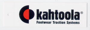 \ U.S.直輸 ステッカー kahtoola Footwear Traction Systems